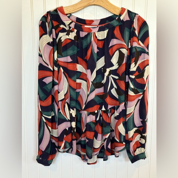Anthropologie Maeve Cheyenne Peplum top - Picture 9 of 11